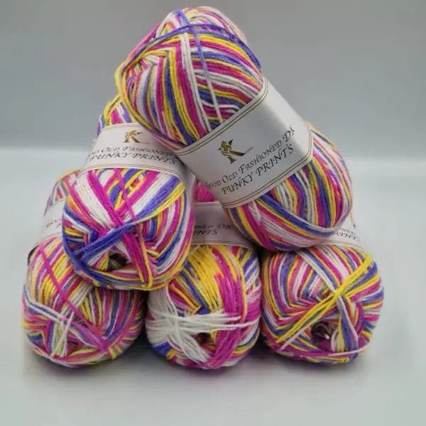 Knitco Good Old Fashioned Funky Prints DK Yarn 5x100g 022