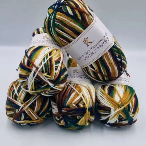 Knitco Good Old Fashioned Funky Prints DK Yarn 5x100g 029