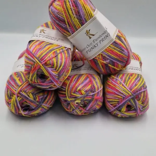 Knitco Good Old Fashioned Funky Prints DK Yarn 5x100g 030