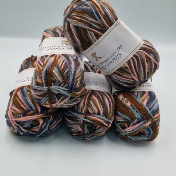 Knitco Good Old Fashioned Funky Prints DK Yarn 5x100g 031
