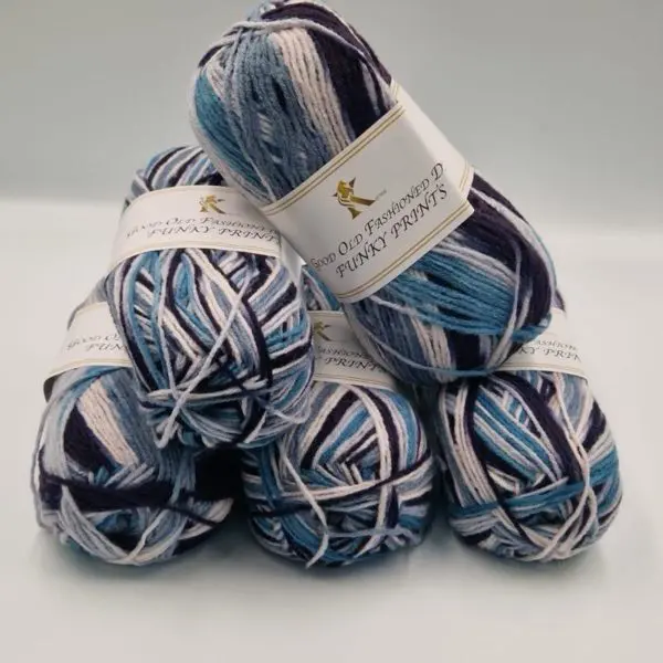 Knitco Good Old Fashioned Funky Prints DK Yarn 5x100g 032
