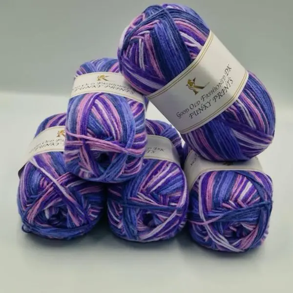 Knitco Good Old Fashioned Funky Prints DK Yarn 5x100g 034