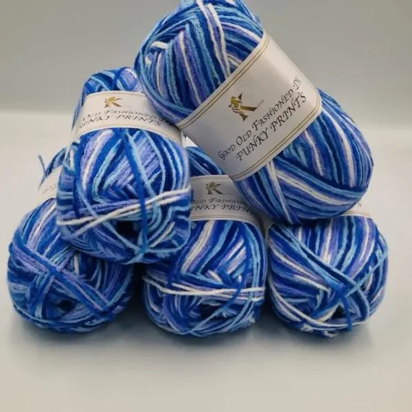 Knitco Good Old Fashioned Funky Prints DK Yarn 5x100g 035