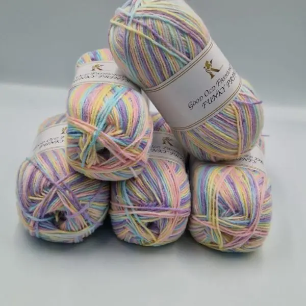 Knitco Good Old Fashioned Funky Prints DK Yarn 5x100g 037