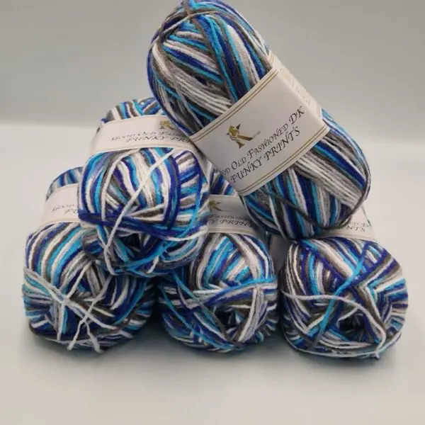 Knitco Good Old Fashioned Funky Prints DK Yarn 5x100g 044