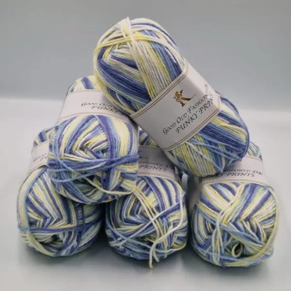 Knitco Good Old Fashioned Funky Prints DK Yarn 5x100g 045