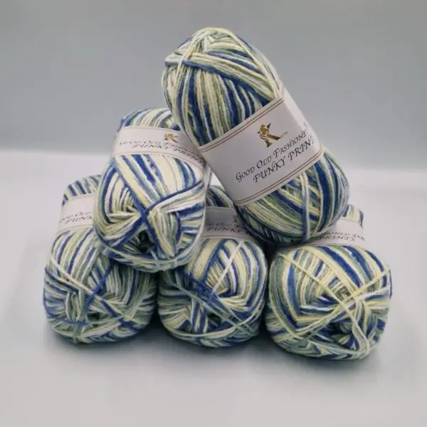 Knitco Good Old Fashioned Funky Prints DK Yarn 5x100g 050