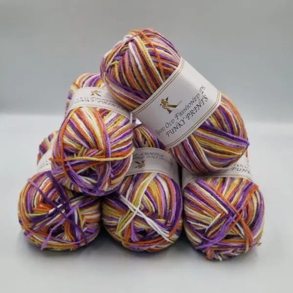 Knitco Good Old Fashioned Funky Prints DK Yarn 5x100g 052