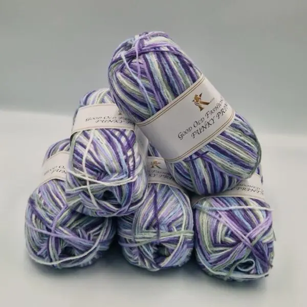 Knitco Good Old Fashioned Funky Prints DK Yarn 5x100g 057