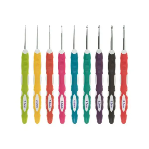 Milward 9 Soft Grip Crochet Hook Set