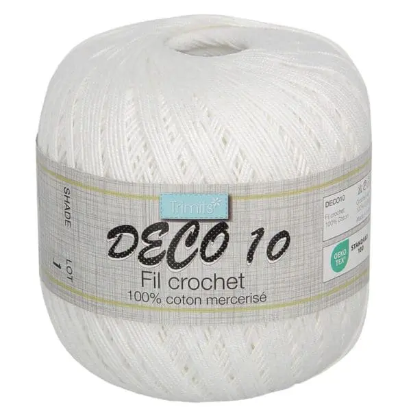 Trimits Deco10 100% Cotton Crochet Yarn
