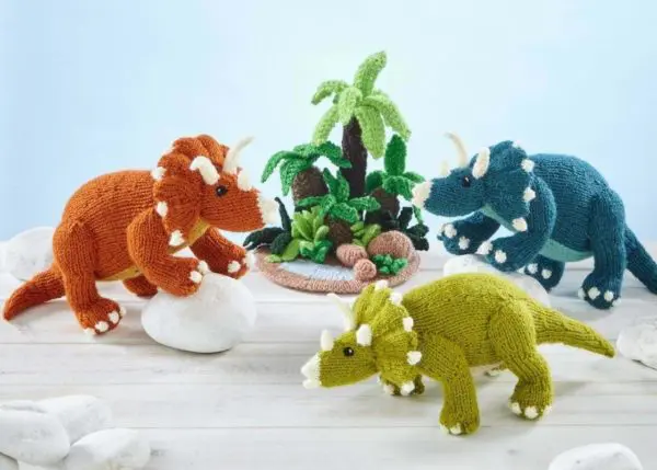 King Cole Dinsoaur Land Book 1 Knitting Patterns