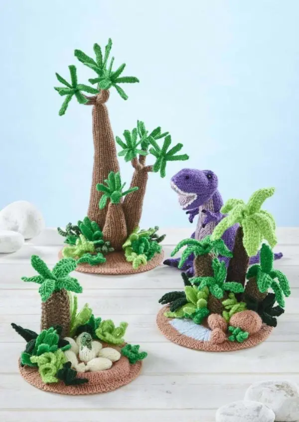 King Cole Dinsoaur Land Book 1 Knitting Patterns
