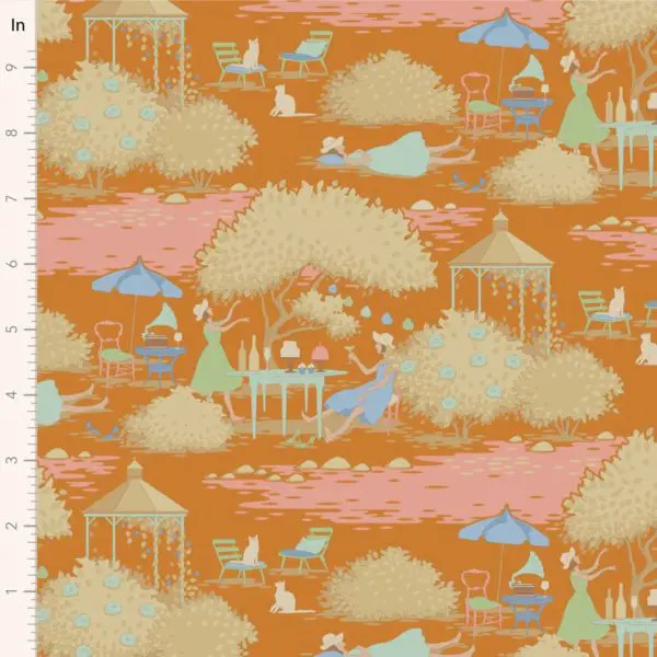 Tilda Fabric on Bolt Sunday Brunch 10mx110cm Ginger - Image 2