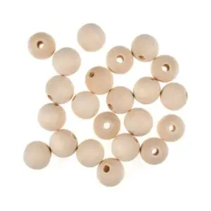 Trimits Wooden Round Craft Beads