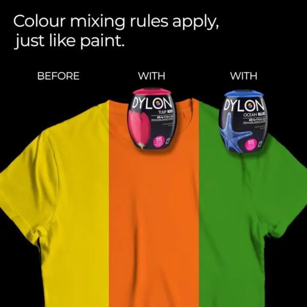 Dylon All In 1 Fabric Machine Dye All Colours