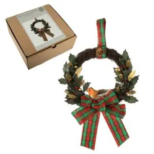 Traditional Tartan Wreath Kit 20cm