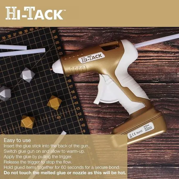 HI-TACK Rechargeable Cordless Glue Gun