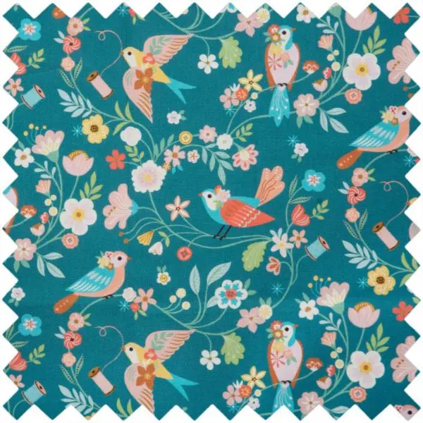 Hobby Gift Fabric on Bolt 10m x 110cm Bird Aviary