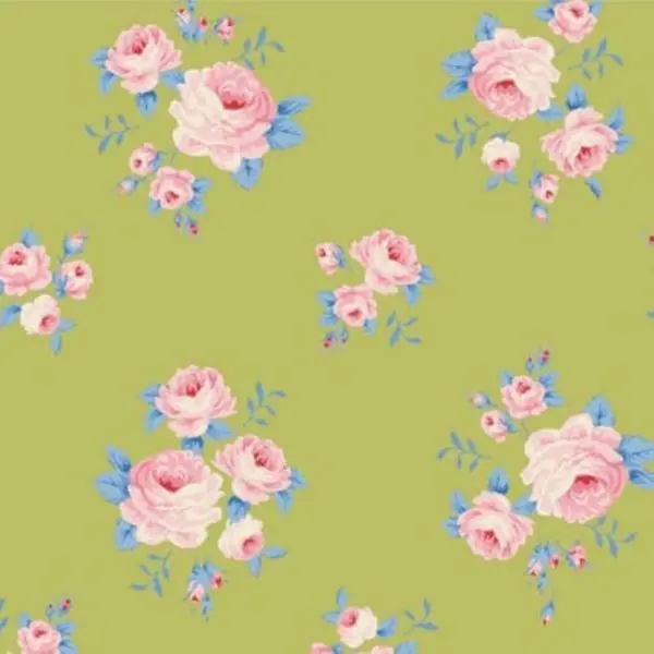 Tilda Fabric on Bolt Sunday Brunch 10mx110cm Mille Lime