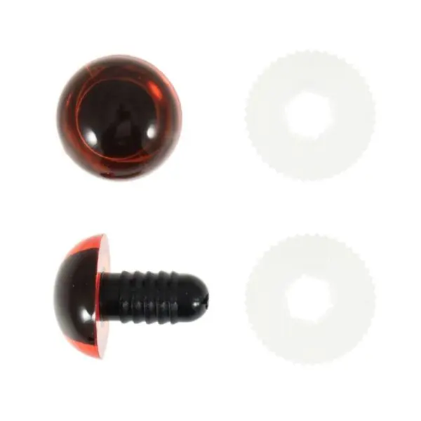 Trimits Amber Toy Safety Eyes 100 Pack All Sizes