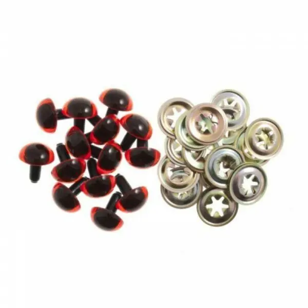 Trimits Amber Toy Safety Eyes 100 Pack All Sizes