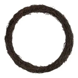 Wreath Base: Rattan Dark 30.5cm