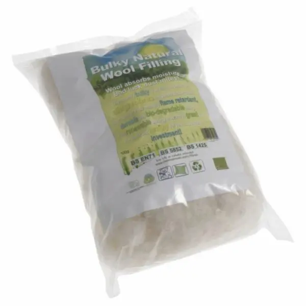 Groves Natural Wool Toy Filling 100g x 5 Packs