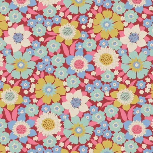 Tilda Wallflower Bundle of 20 50x27cm Fabric Fat Eighths