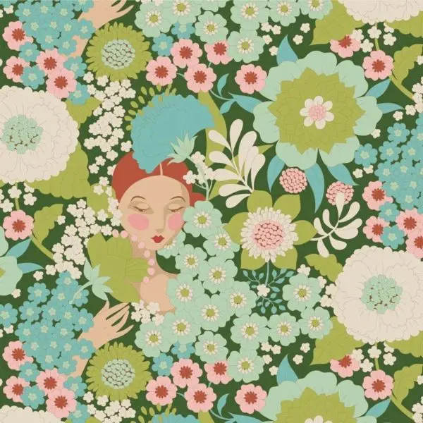 Tilda Wallflower Bundle of 20 50x27cm Fabric Fat Eighths