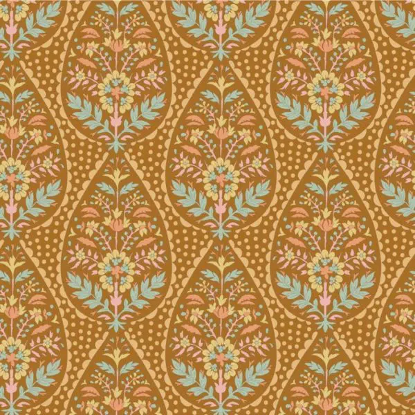 Tilda Fabric on Bolt Sanctuary Adina 10m x 110cm Ochre