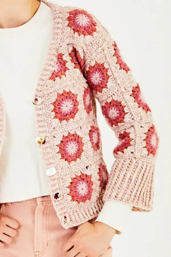 Stylecraft 10172 Adult Aran Cardigan Sweater Crochet Pattern