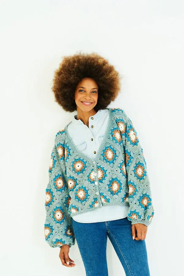 Stylecraft 10177 Chunky Adult Cardigan Sweater Crochet Pattern