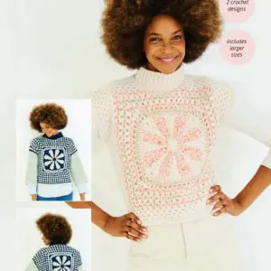 Stylecraft 10170 Adult Aran Tank Top Sweater Crochet Pattern