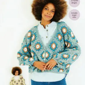 Stylecraft 10177 Chunky Adult Cardigan Sweater Crochet Pattern