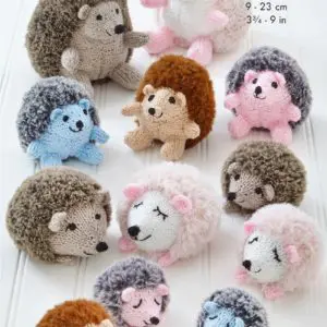 King Cole 9209 Hedgehog Toy Knitting Pattern