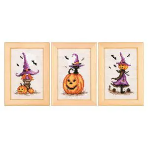 Vervaco Counted Cross Stitch Kit Miniature Halloween