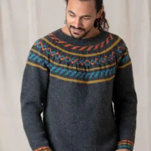 Wendy 6153 Adult Aran Sweater Knitting Pattern