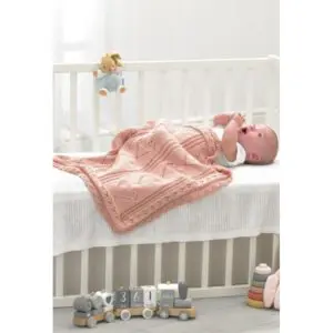 Wendy Peter Pan pp022 Baby DK Blankets Knitting Pattern
