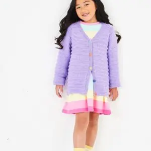 Stylecraft 10223 Child`s DK Cardigan Sweater Knitting Pattern