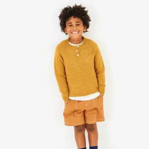 Stylecraft 10222 Child`s DK Top Knitting Pattern