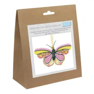 Trimits Beaded Butterfly Felt Decoration Kit