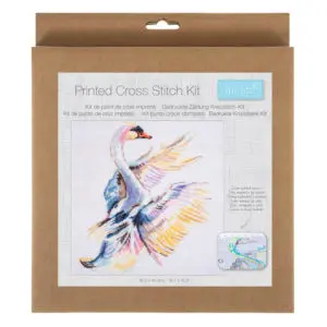 trimits large cross stitch kit swan