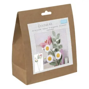 trimits crochet kit floral bloom
