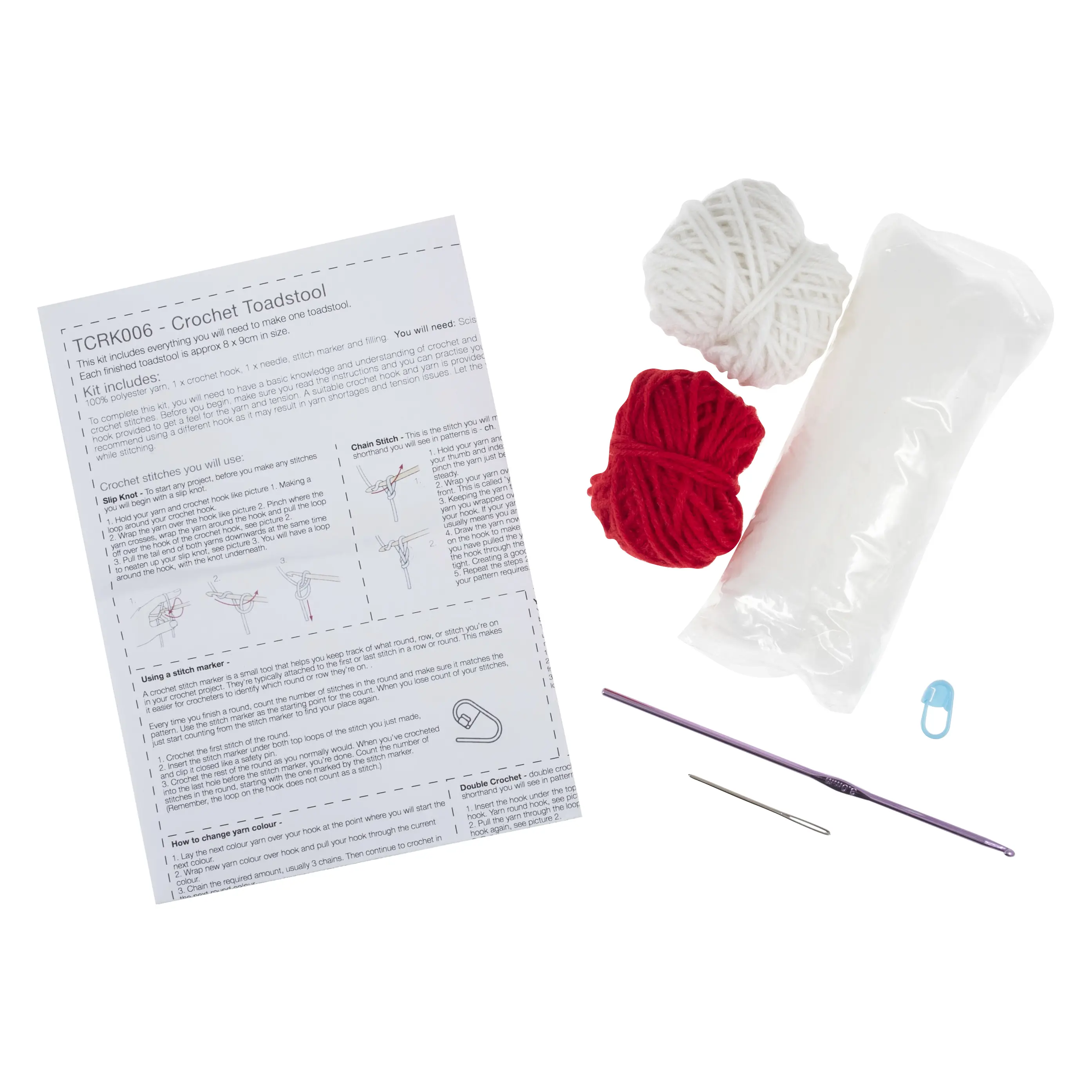 Trimits Crochet Kit – Toadstool