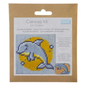 Trimits Baby Dolphin Half Stitch/Tapestry Kit
