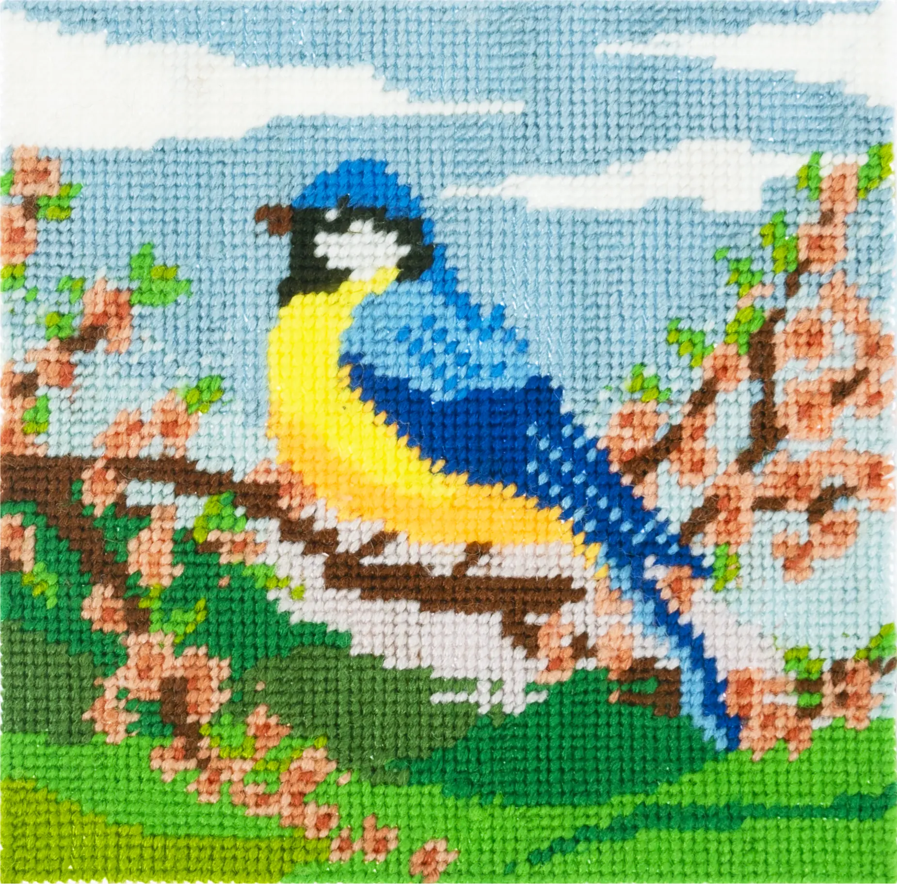 Trimits Bluetit Half Stitch / Tapestry Kit