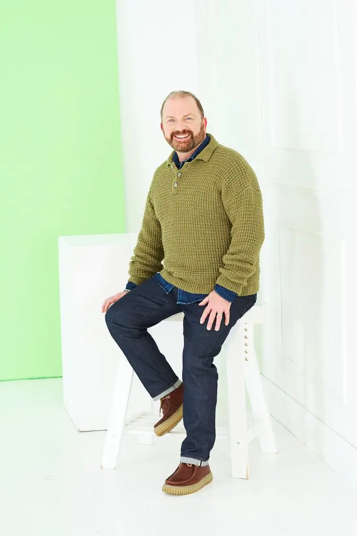 Stylecraft 10230 Mens DK Sweater Cardigan Knitting Pattern