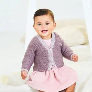 Stylecraft 10240 Baby DK Cardigan Knitting Pattern