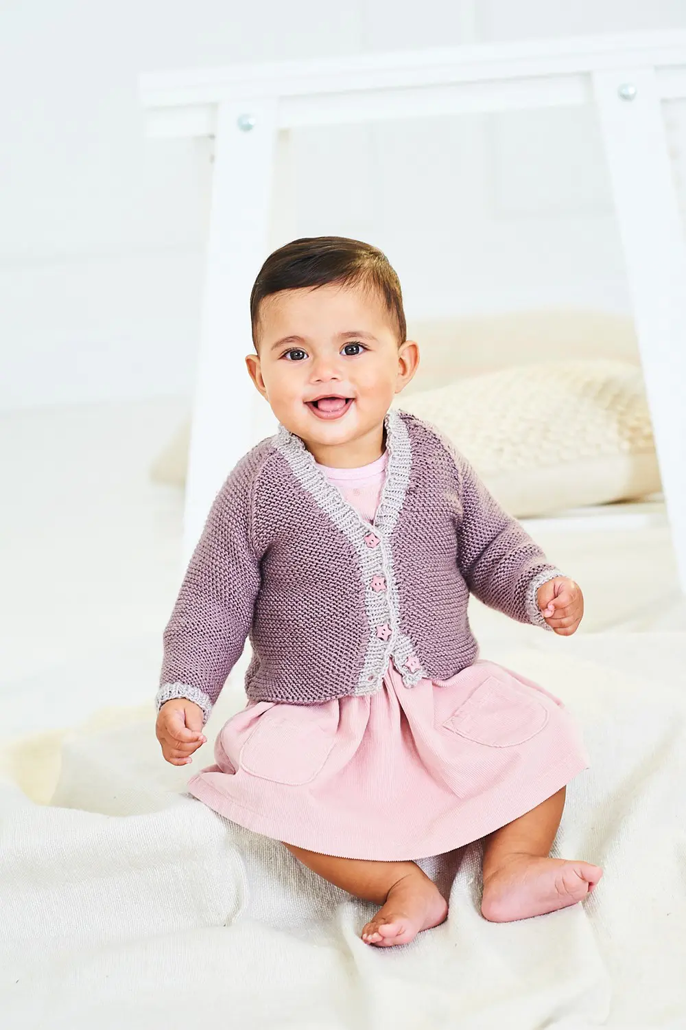 Stylecraft 10240 Baby DK Cardigan Knitting Pattern